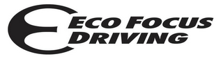 E ECO FOCUS DRIVING logo