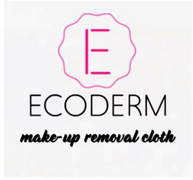E ECODERM MAKE-UP REMOVAL CLOTH logo