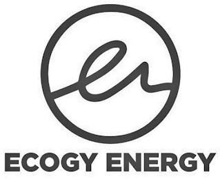 E ECOGY ENERGY logo