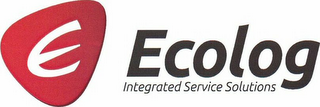 E ECOLOG INTEGRATED SERVICE SOLUTIONS logo