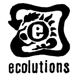 E ECOLUTIONS logo