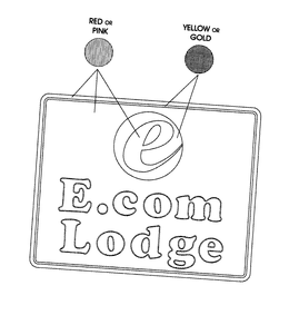 E E.COM LODGE logo