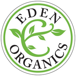 E EDEN ORGANICS logo
