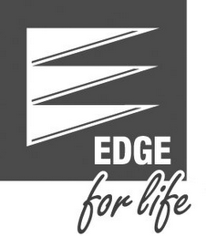 E EDGE FOR LIFE logo