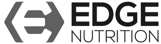 E EDGE NUTRITION logo