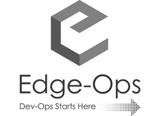E EDGE-OPS DEV-OPS STARTS HERE logo
