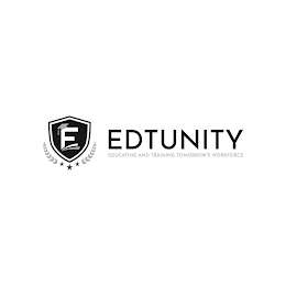 E EDTUNITY EDUCATING AND TRAINING TOMORROW'S WORKFORCE logo