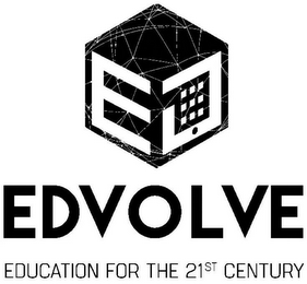E EDVOLVE EDUCATION FOR THE 21ST CENTURY logo