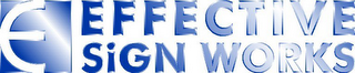 E EFFECTIVE SIGN WORKS logo