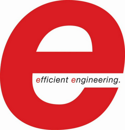 E EFFICIENT ENGINEERING. logo