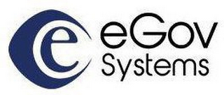 E EGOV SYSTEMS logo
