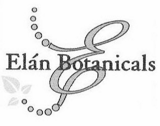 E ELAN BOTANICALS logo
