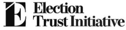 E ELECTION TRUST INITIATIVE logo