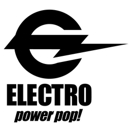 E ELECTRO POWER POP! logo
