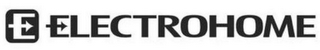 E ELECTROHOME logo