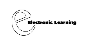 E ELECTRONIC LEARNING logo