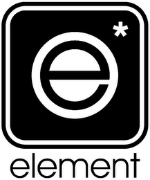 E ELEMENT logo