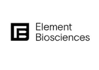 E ELEMENT BIOSCIENCES logo
