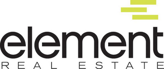E ELEMENT REAL ESTATE logo
