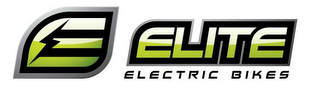 E ELITE ELECTRIC BIKES logo