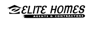 E ELITE HOMES AGENTS & CONTRACTORS logo