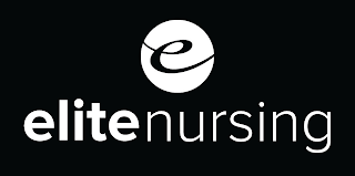 E ELITE NURSING logo