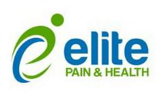 E ELITE PAIN & HEALTH logo