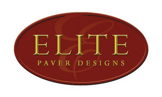 E ELITE PAVER DESIGNS logo
