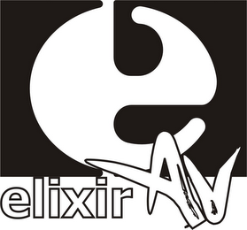 E ELIXIR AV logo