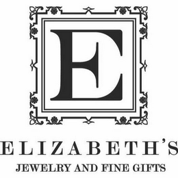 E ELIZABETH'S JEWELRY AND FINE GIFTS logo