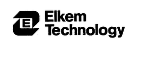 E ELKEM TECHNOLOGY logo