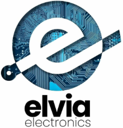 E ELVIA ELECTRONICS logo