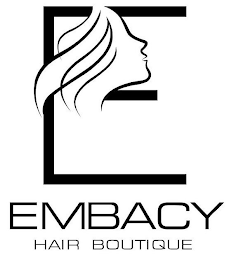 E EMBACY HAIR BOUTIQUE logo