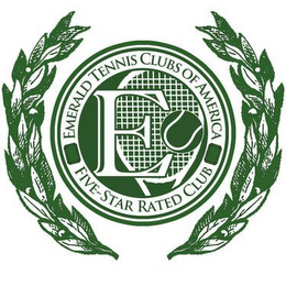 E EMERALD TENNIS CLUBS OF AMERICA FIVE-STAR RATED CLUB logo