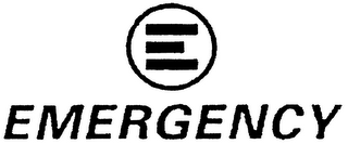 E EMERGENCY logo