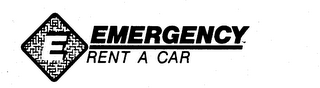 E EMERGENCY RENT A CAR logo