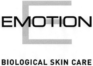 E EMOTION BIOLOGICAL SKIN CARE logo