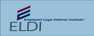 E EMPLOYERS' LEGAL DEFENSE INSTITUTE ELDI logo