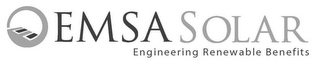E EMSA SOLAR ENGINEERING RENEWABLE BENEFITS logo