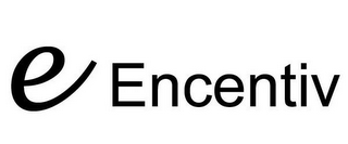 E ENCENTIV logo