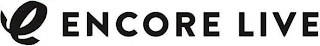 E ENCORE LIVE logo