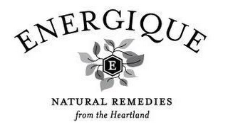 E ENERGIQUE NATURAL REMEDIES FROM THE HEARTLAND logo