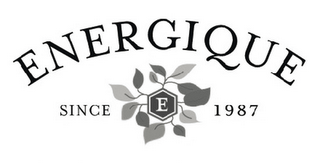 E ENERGIQUE SINCE 1987 logo