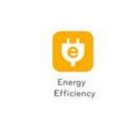 E ENERGY EFFICIENCY logo
