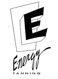 E ENERGY TANNING logo