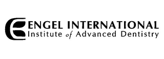 E ENGEL INTERNATIONAL INSTITUTE OF ADVANCED DENTISTRY logo