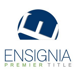 E ENSIGNIA PREMIER TITLE logo
