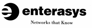 E ENTERASYS NETWORKS THAT KNOW logo