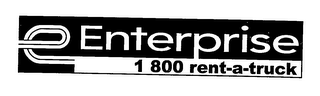 E ENTERPRISE 1 800 RENT-A-TRUCK logo