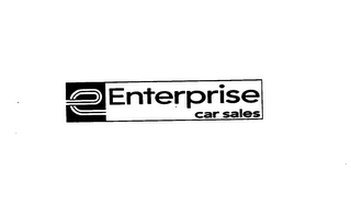 E ENTERPRISE CAR SALES logo